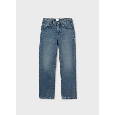 Długie spodnie jeansowe relax 