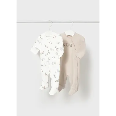 Zestaw 2 śpioszki interlock 