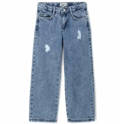 Spodnie jeans miś