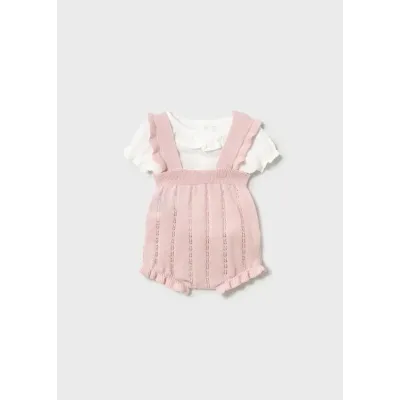 Komplet ogrodniczki trykot 