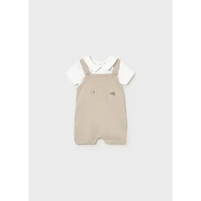 Komplet ogrodniczki i body 