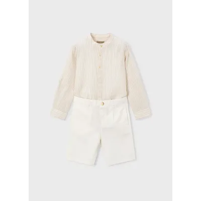 Komplet z bermudami len 