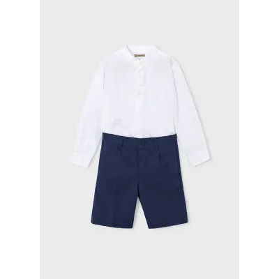 Komplet z bermudami len 