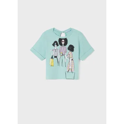 Koszulka k/r dziewczynki 