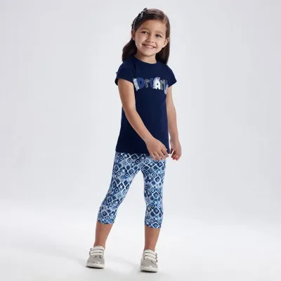 Komplet leginsy we wzory 