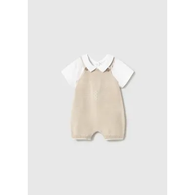 Komplet ogrodniczki trykot 