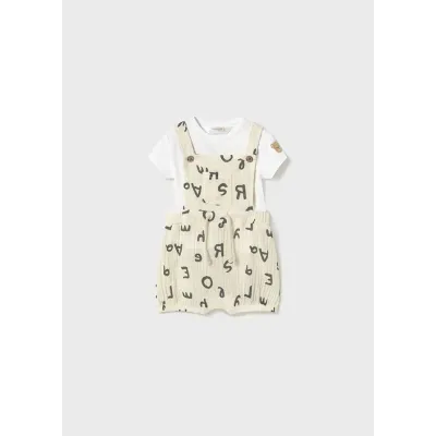 Komplet z ogrodniczkami 