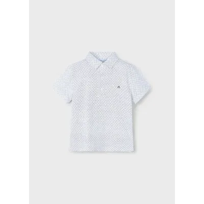 Koszulka polo k/r nadruk 